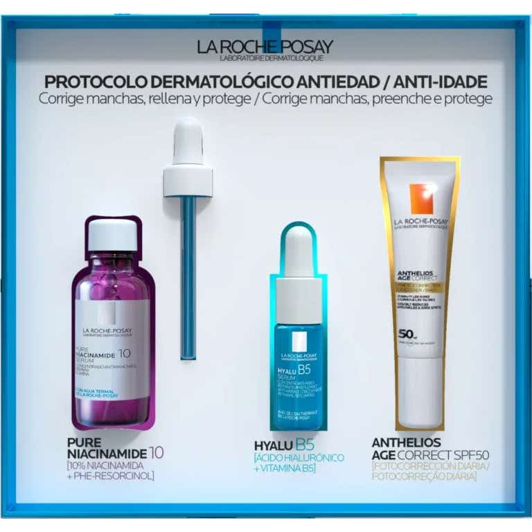 La Roche-Posay Pack Protocolo Antiedad Sérum Pure Niacimide 10