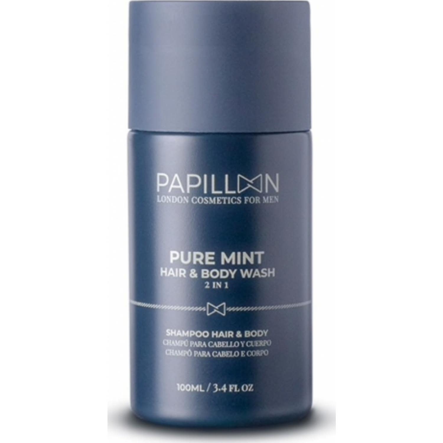 Papillon Pure Mint Champú Cabello Barba Cuerpo 100ml