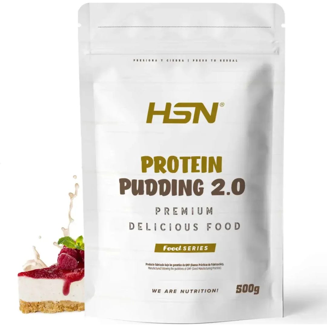 HSN Pudding Proteico 2.0 Tarta de Queso de Frutas del Bosque 500g