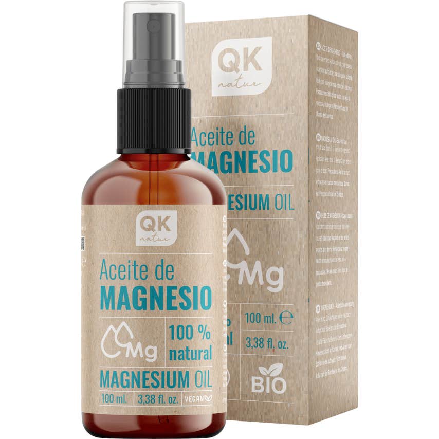 Qknatur Aceite Magnesio Spray 100% Puro 100ml