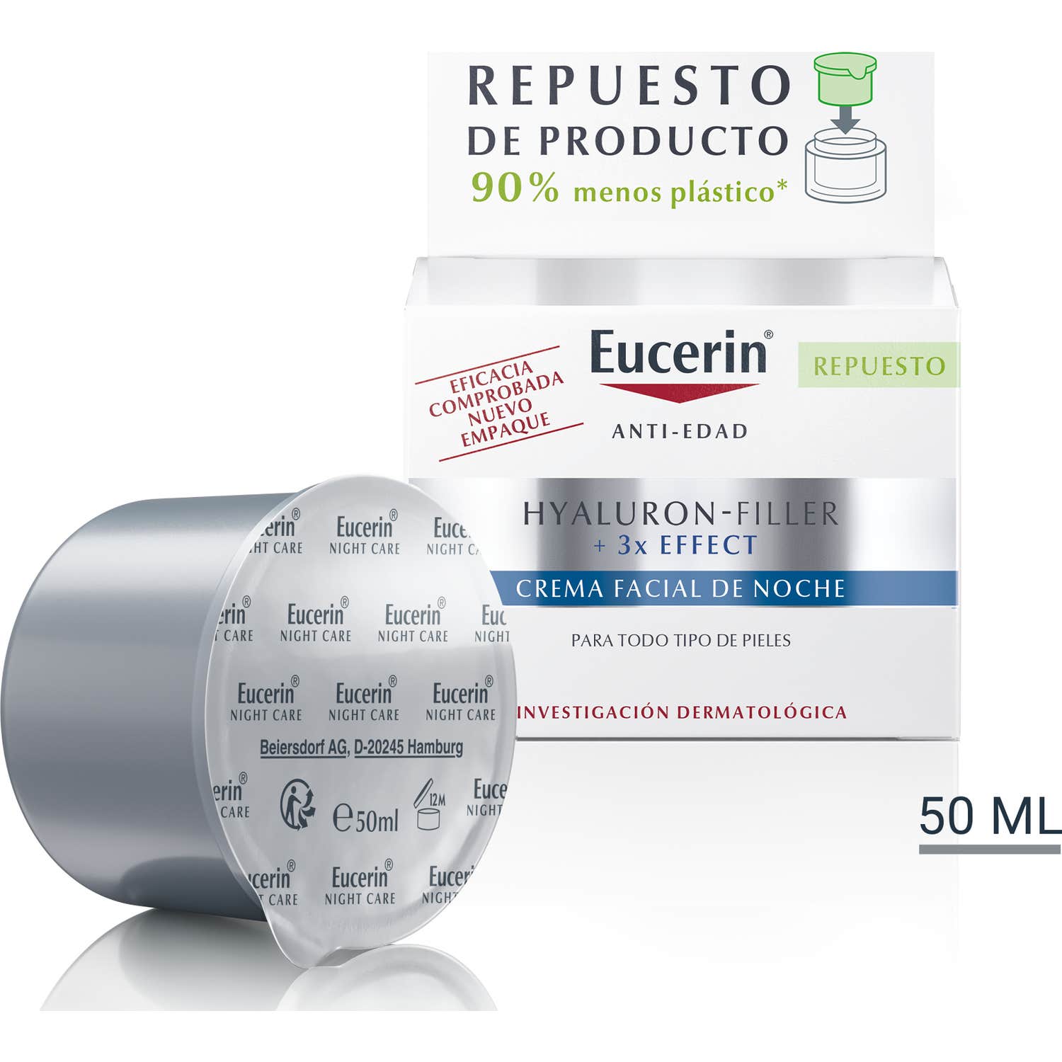 Eucerin Recarga Hyaluron-Filler 3X Effect Crema Noche 50ml