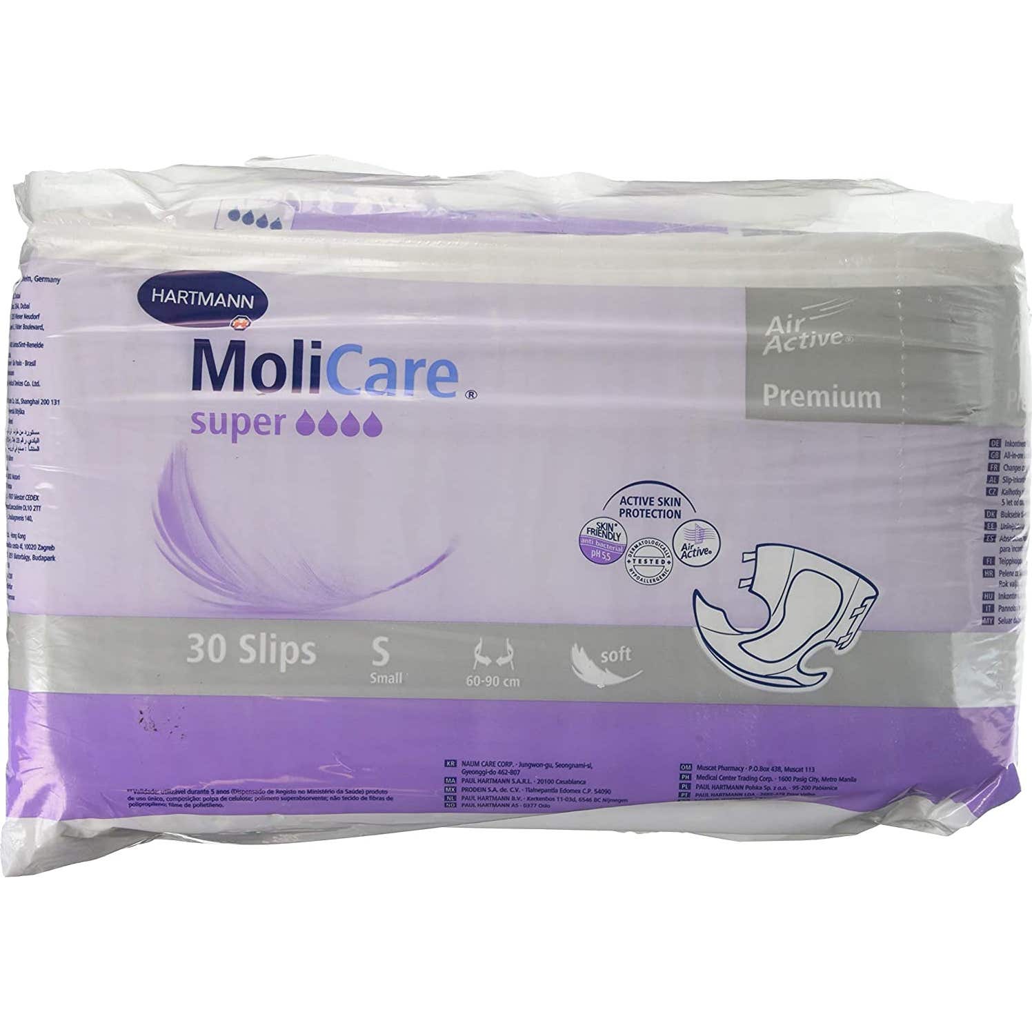 MoliCare Pañal Incontinencia Premium Soft Noche Talla S 80uds