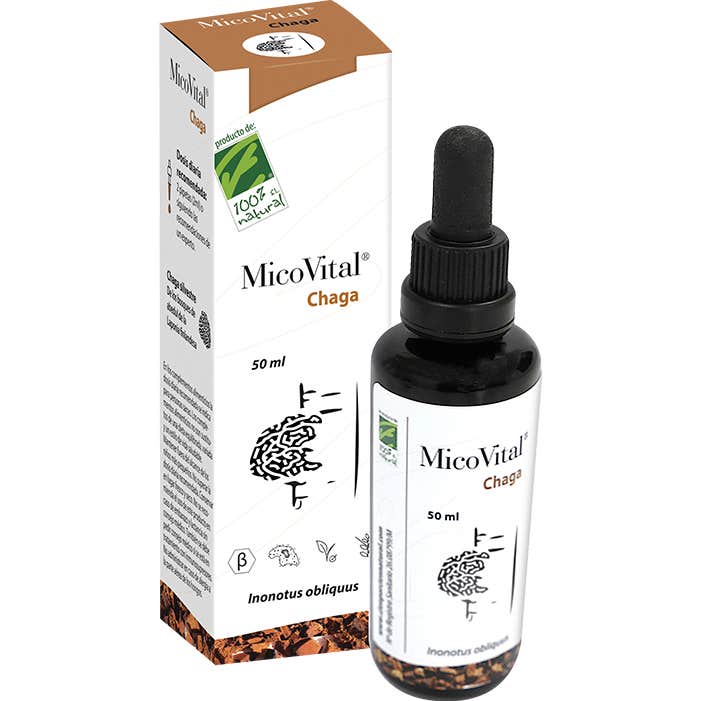 100% Natural Micovital Chaga 50 Ml