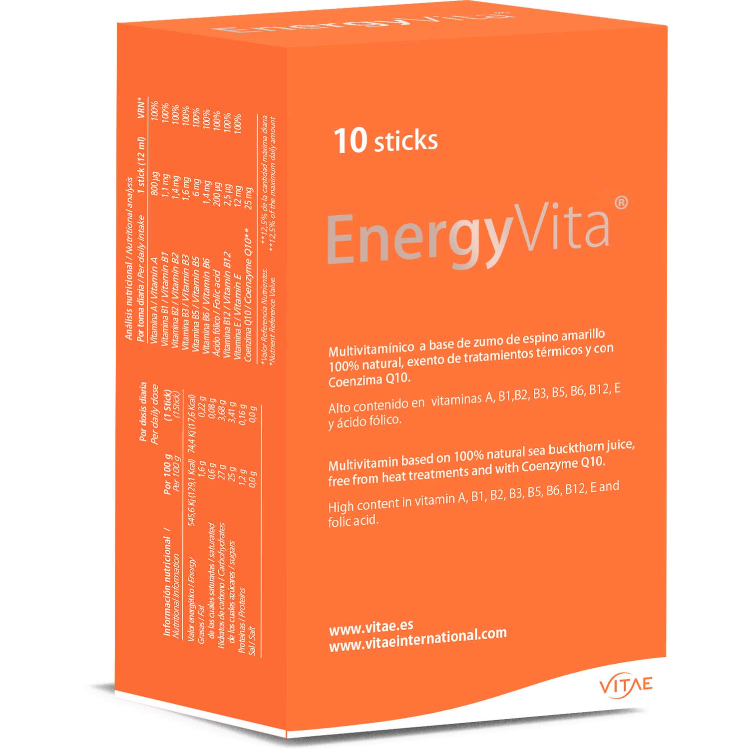 Vitae EnergyVita 10 sticks x 12ml