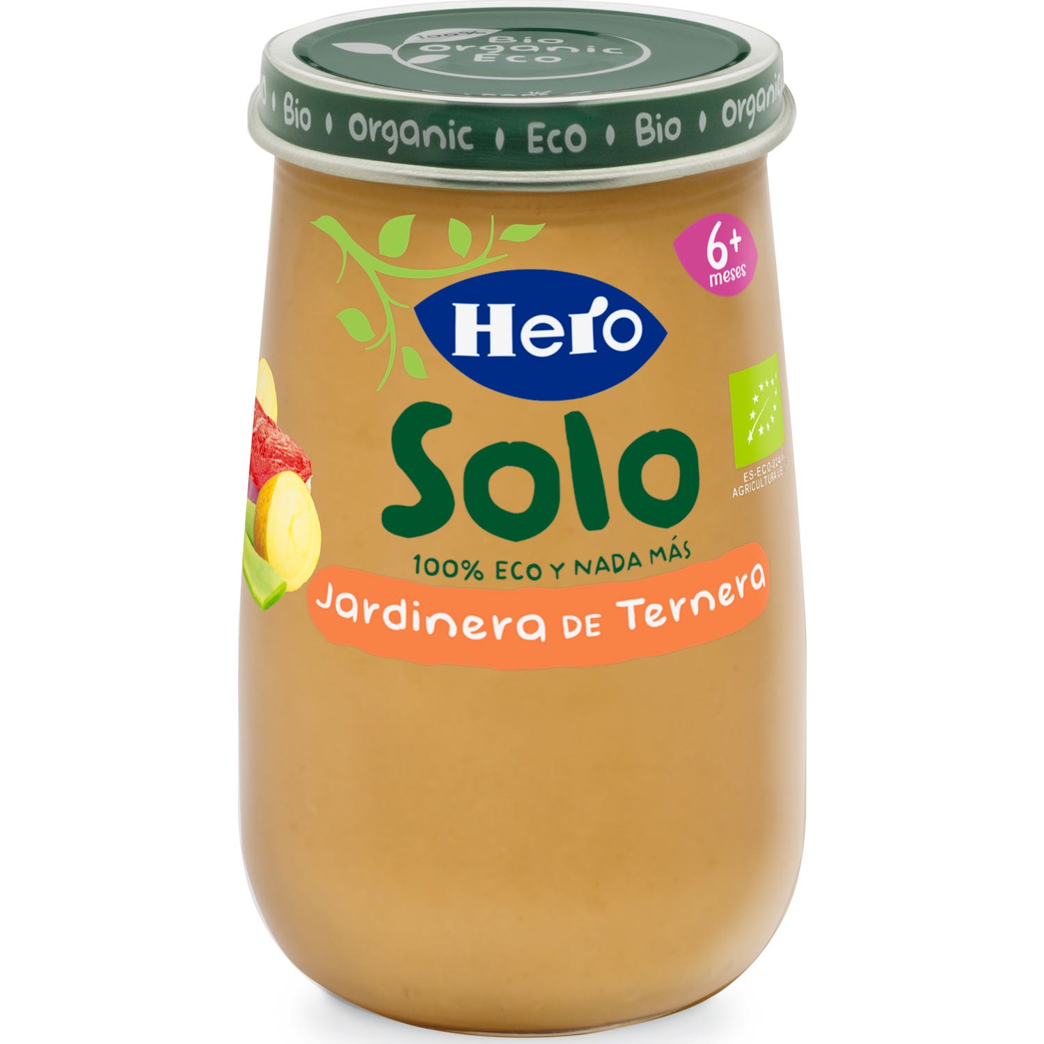 Hero Baby Solo Jardinera Ternera 190g