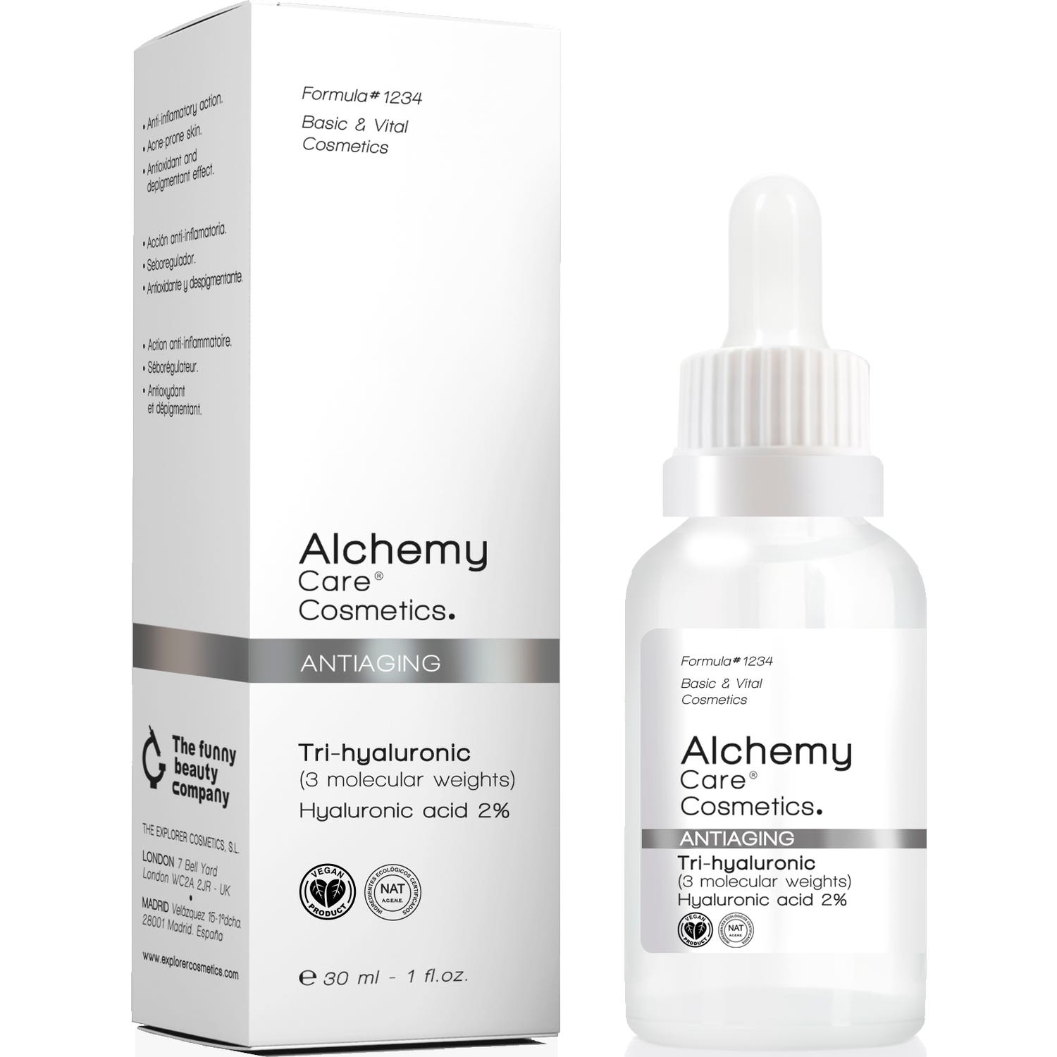 Cosmetic Alchemy Tri-Hyaluronic Sérum Antiedad 2% 30ml