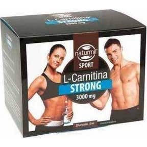 Naturmil L-carnitina Strong 3000 Mg 20 Ampollas de 15 ml