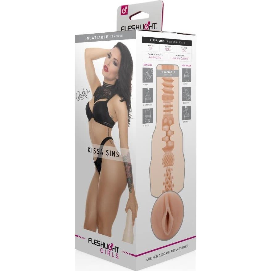 Fleshlight Girls Kissa Sins Insatiable Vagina 1ud
