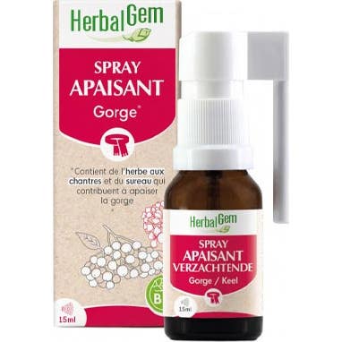 Herbalgem Spray Calmante Garganta Bio 15 ml
