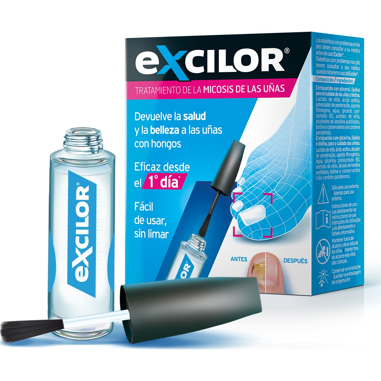 Excilor Esmalte Tratamiento de la Micosis de las Uñas 3,3ml