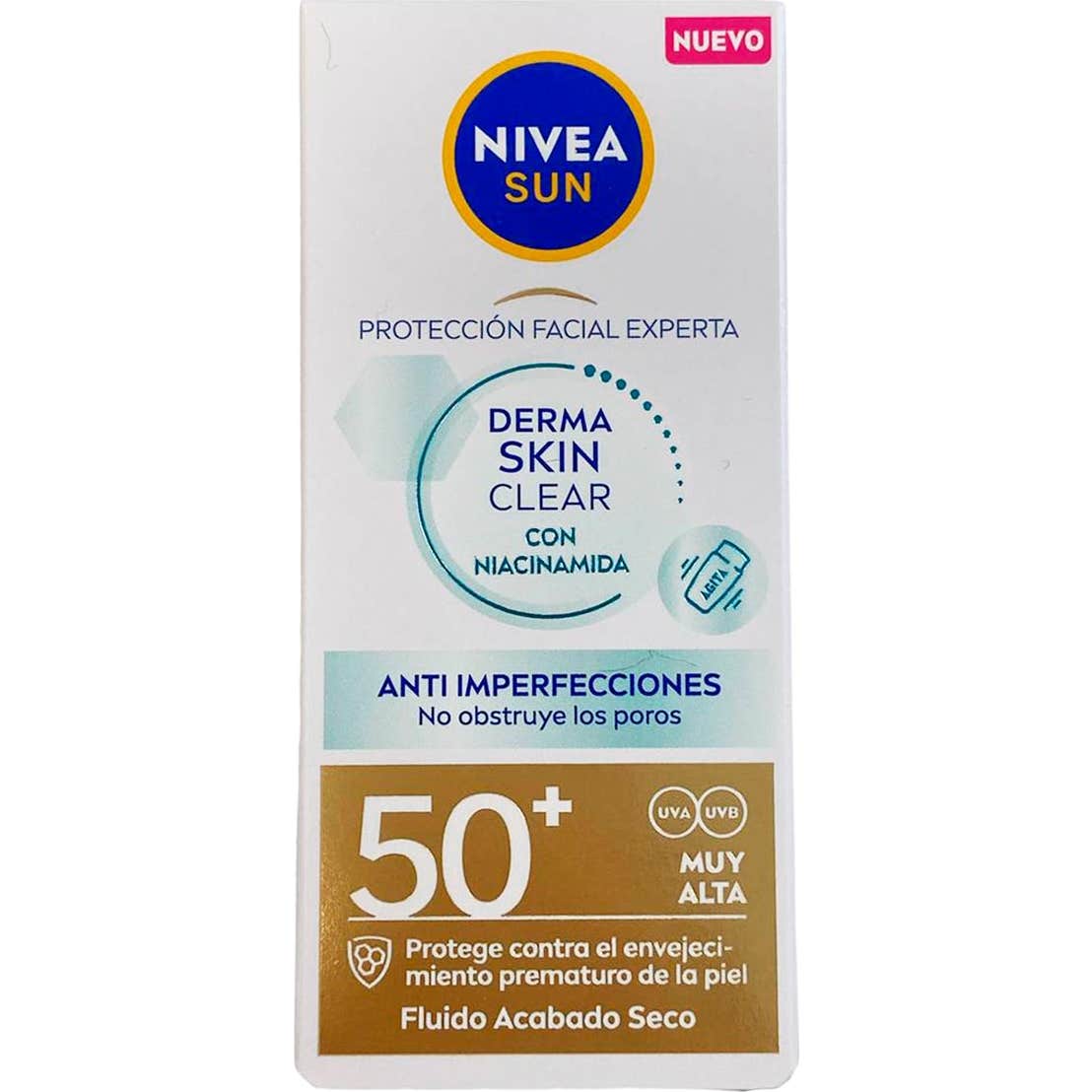 Nivea Sun Derma Skin Clear Spf50 40ml