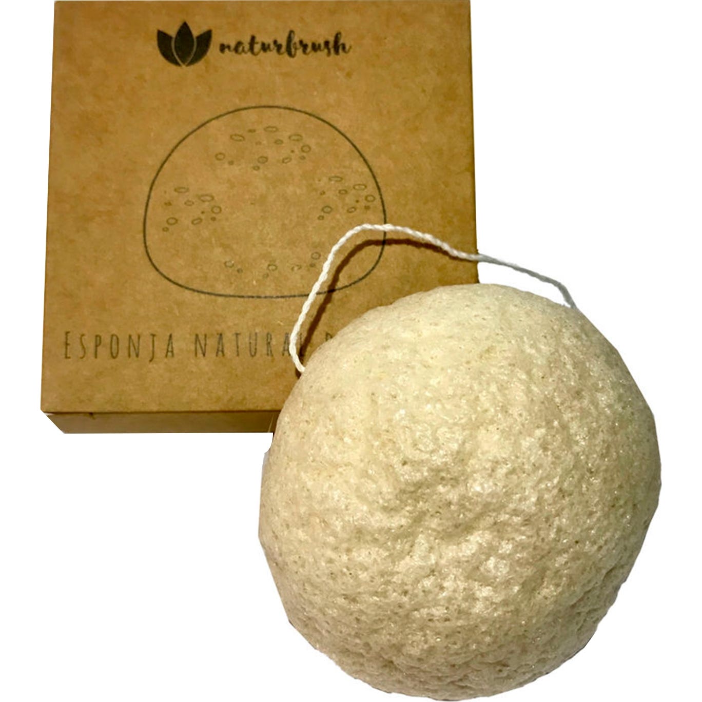 Natur Brush Esponja Konjac Biodegradable