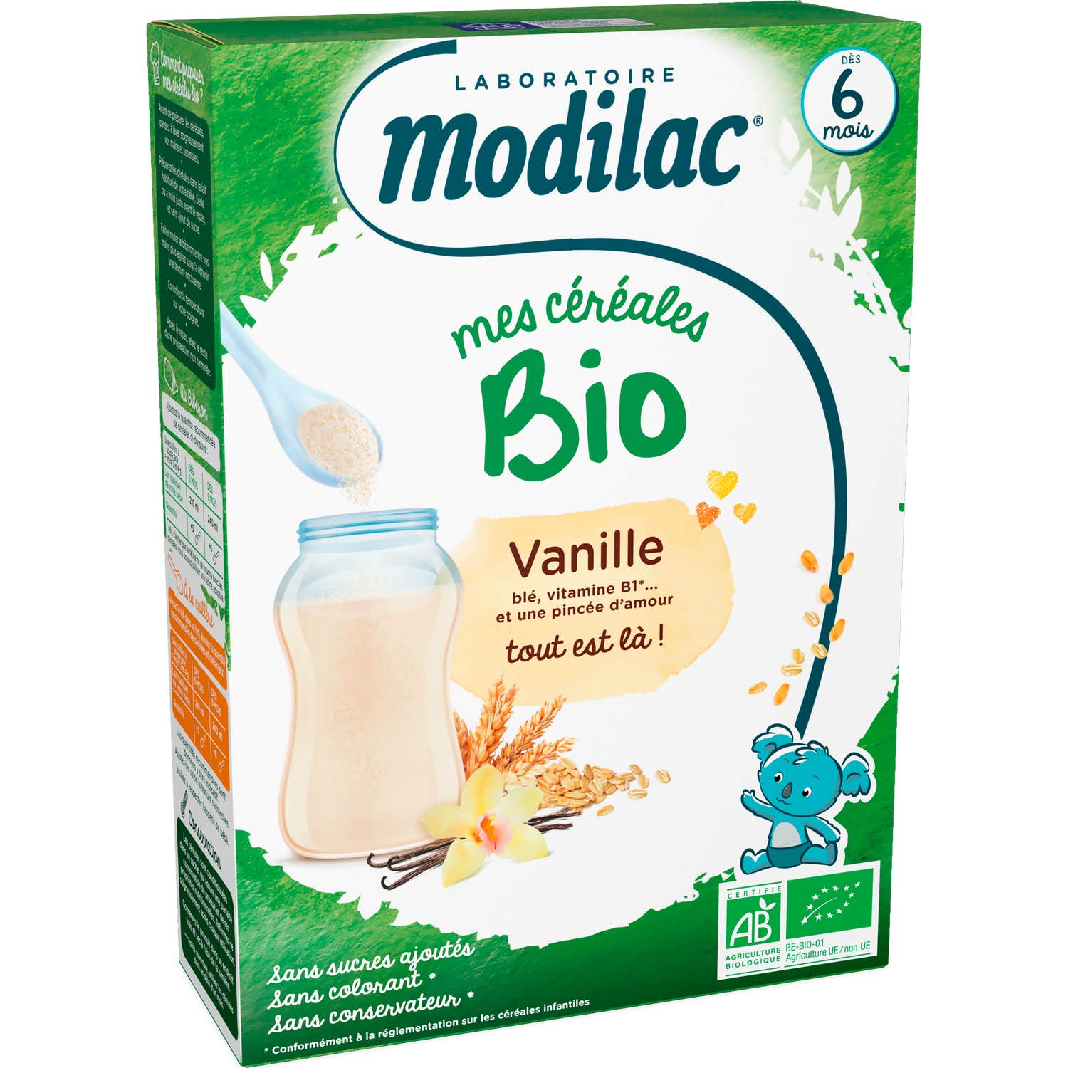 Modilac Mis Cereales Bio Vainilla 250g