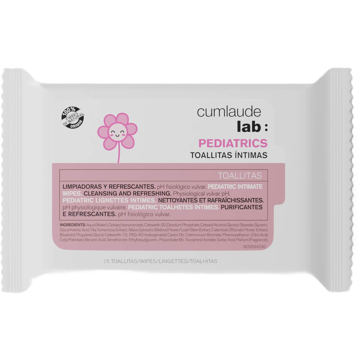 Cumlaude Lab Pediatrics Toallitas Íntimas 15 uds