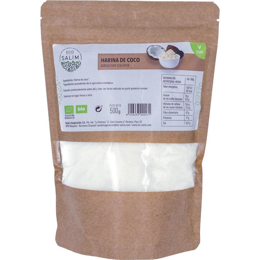Eco-Salim Harina Coco Bio sin Gluten 500g