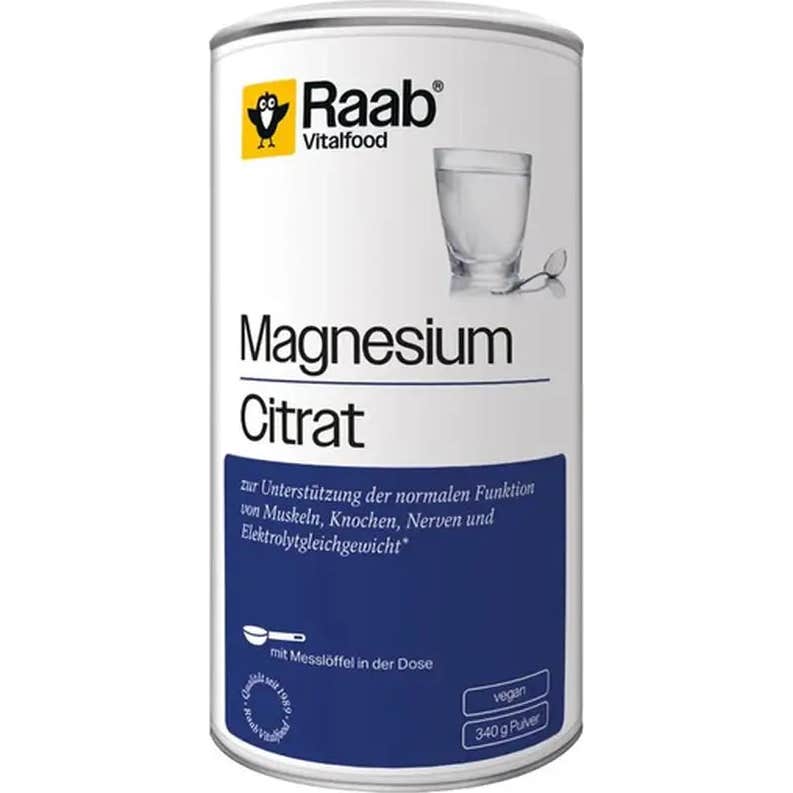 Raab Vitalfood Citrato de Magnesio Polvo 340g