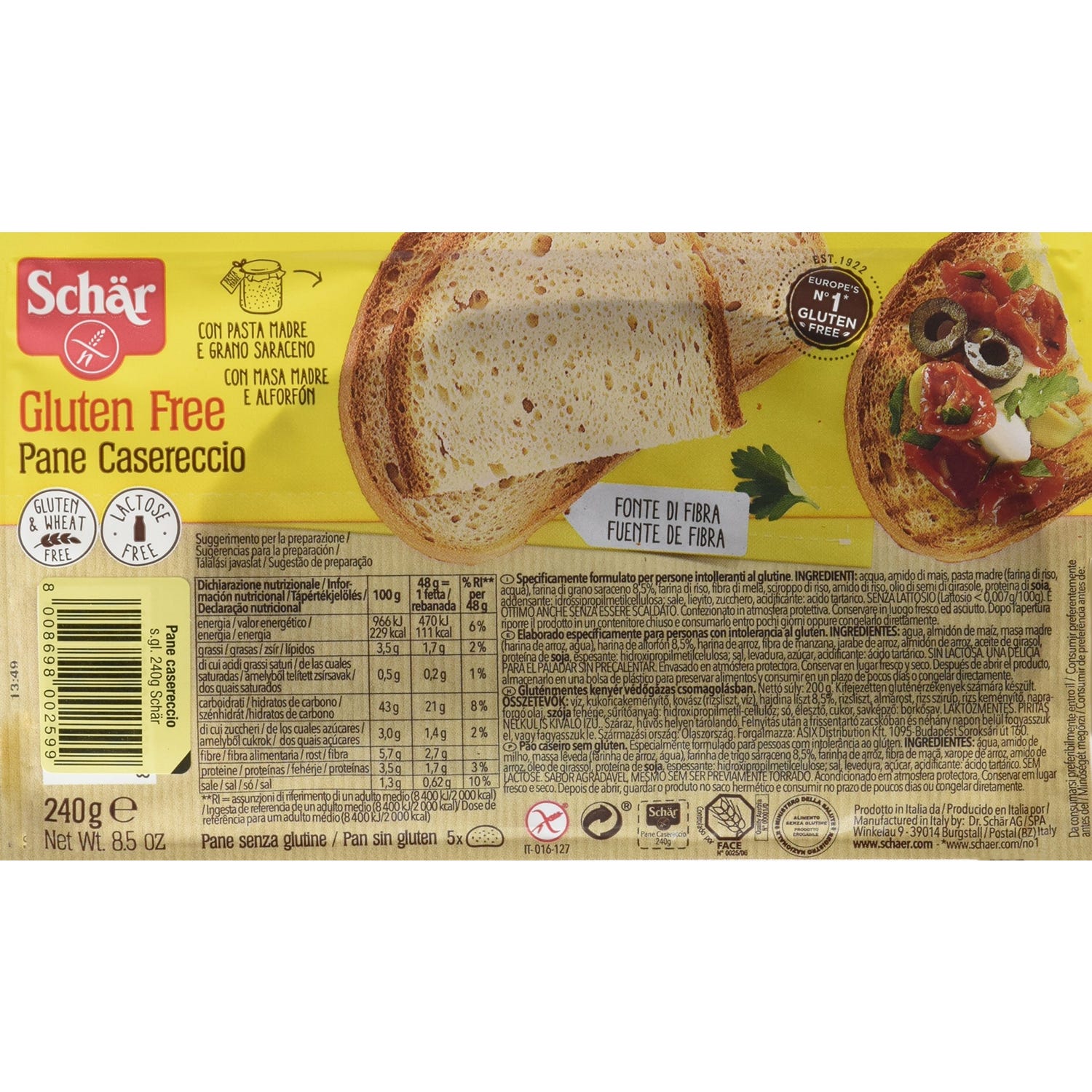 Schar Pane Casereccio 240g