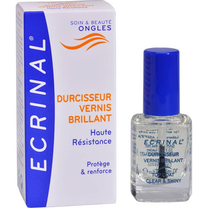 Endurecedor de uñas Ecrinal High Gloss Resistance Nail Hardener 10Ml