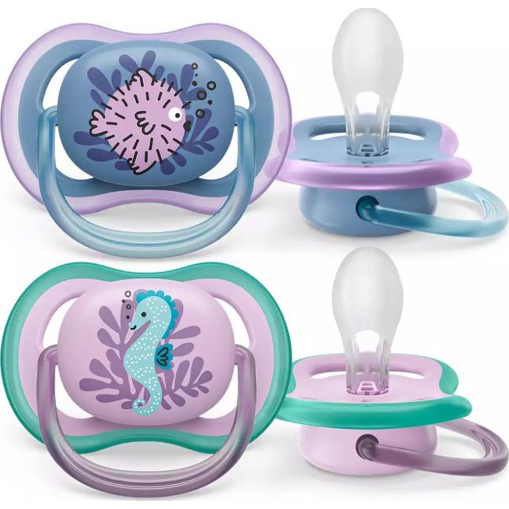 Philips Avent Ultra Air Chupete 6-18M Pez 85/61 Girl 2uds