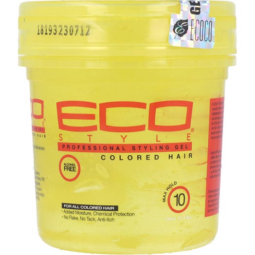 Eco Styler gel Fijador Cabello Teñido Amarillo Fuerte 236 ml