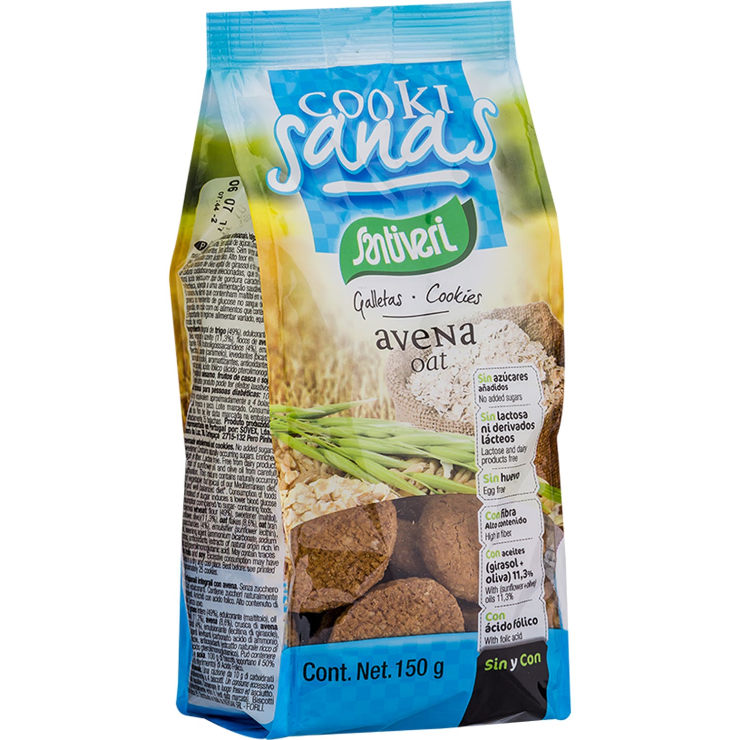 SantiveriGalletas Cookisanas Avena 150g