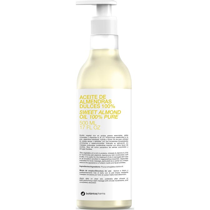 BotánicaPharma Aceite de Almendras Dulces 100% 500ml
