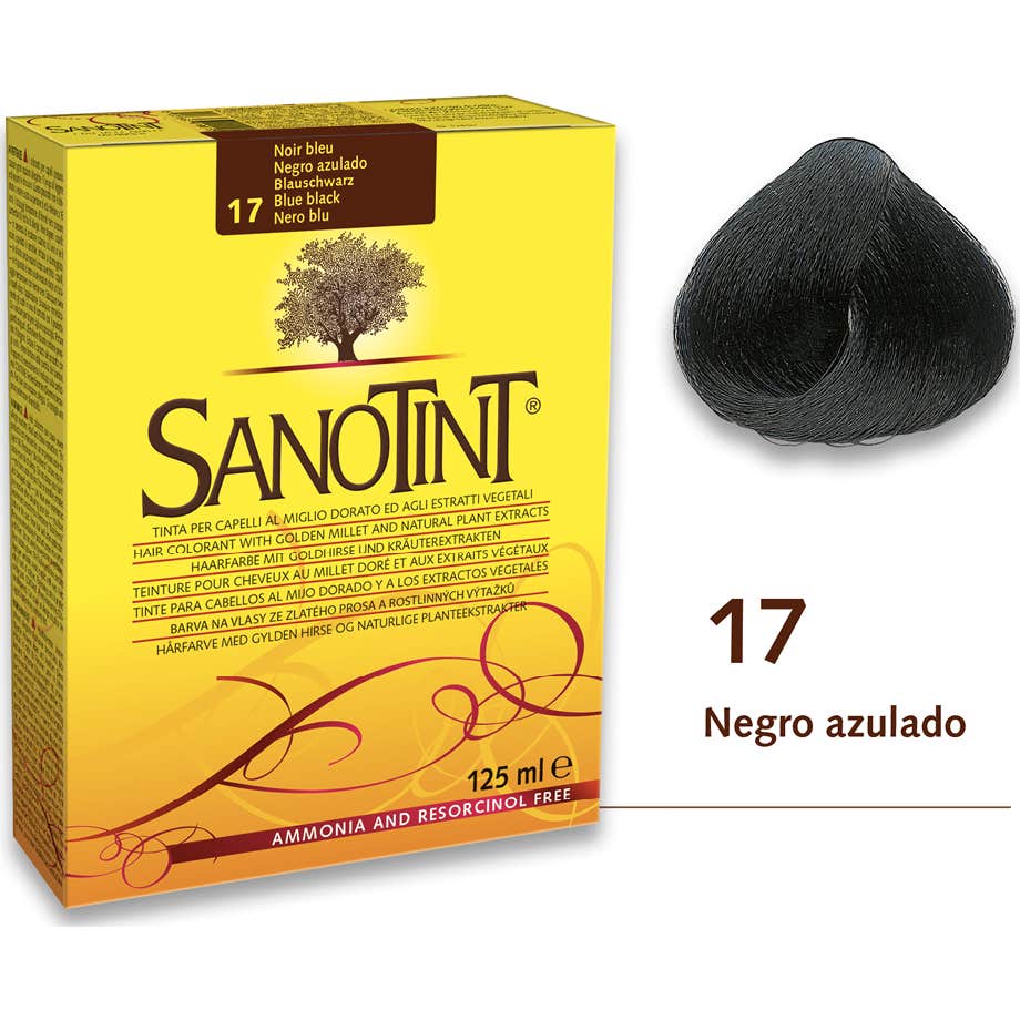 Santiveri Sanotint nº17 color negro azulado 125ml