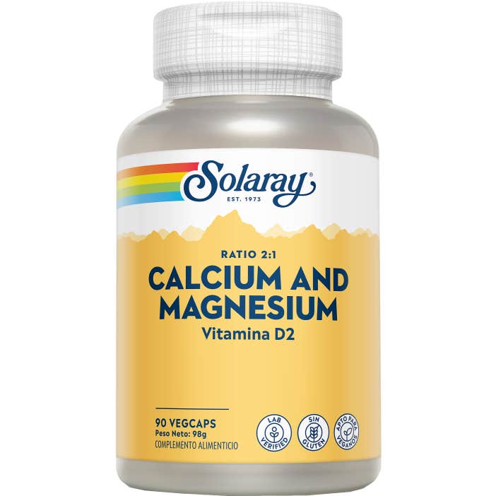 Solaray Calcium And Magnesium 90 Caps