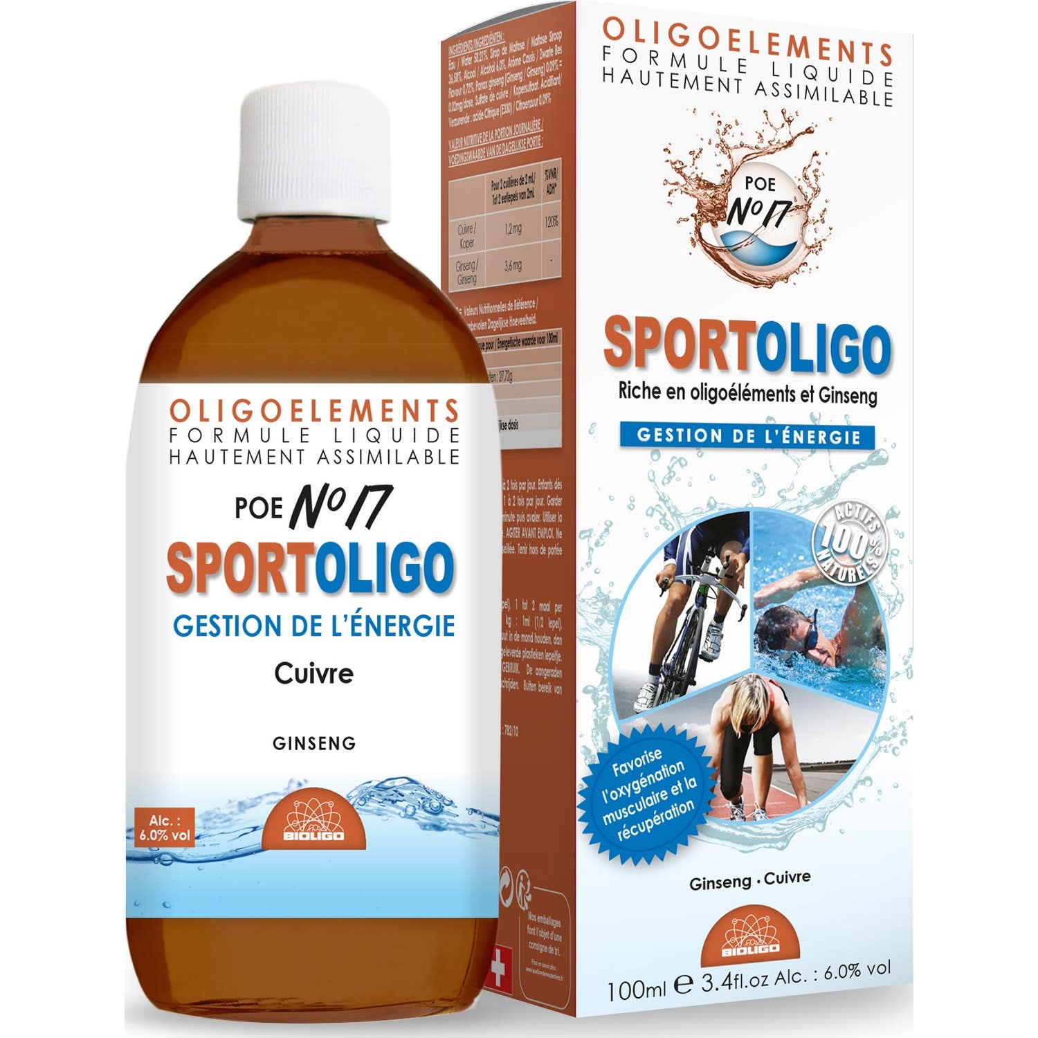 Bioligo Poe N°17 Sportoligo Ginseng 100ml