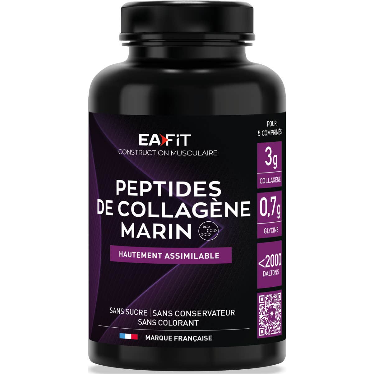 Eafit Péptidos de Colágeno Marino Tipo I 120comp