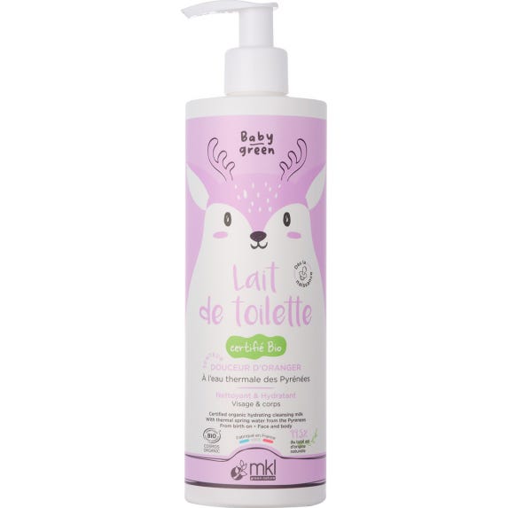 Mkl Baby Green Leche Limpiadora Bio Dulzura de Azahar 400 ml