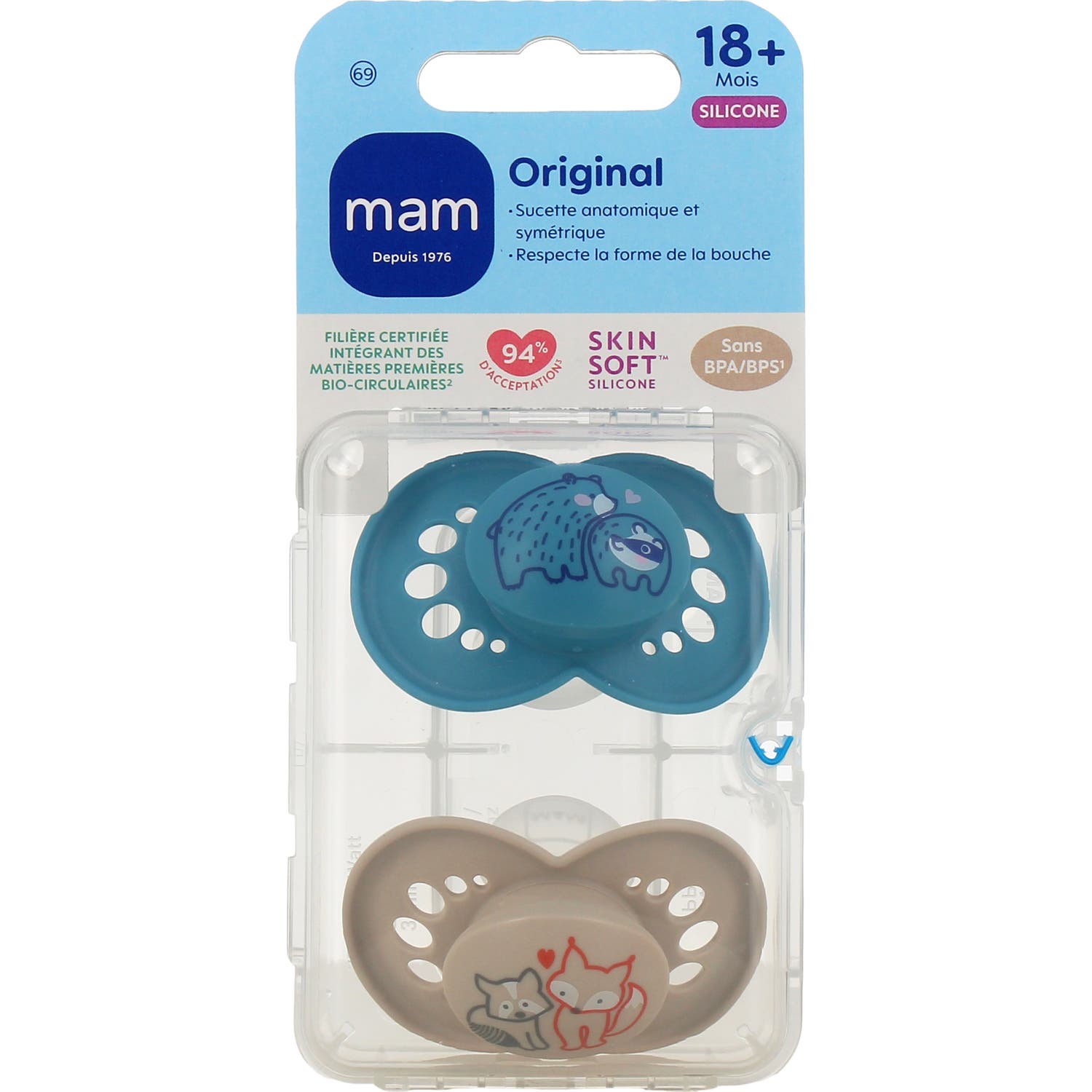 Mam Original Nature Chupete +18 Meses 2uds