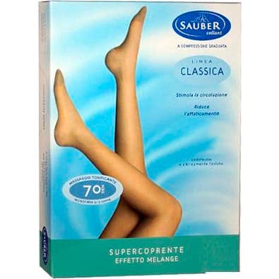 Sauber Classica Pantimedia 70den Lisa Negro Talla 4 1 ud