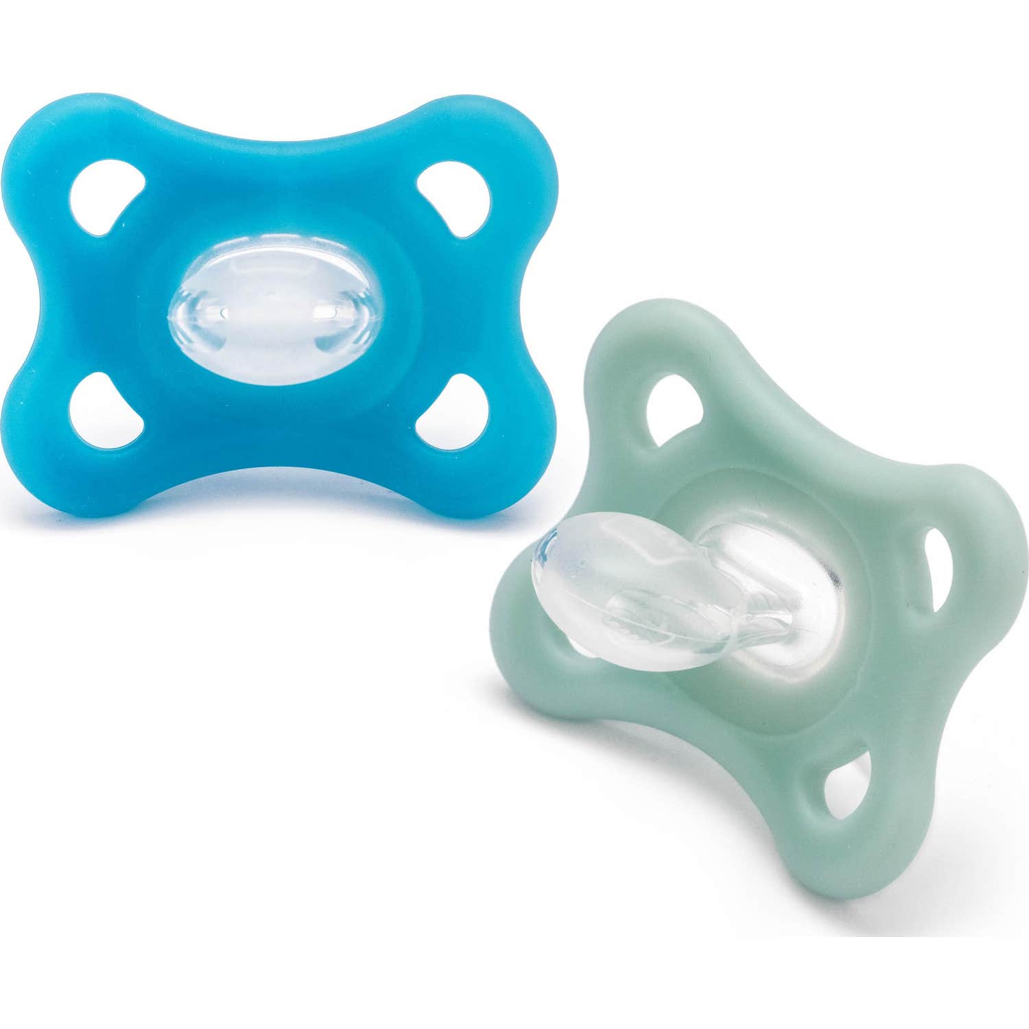 Mam Comfort Chupete Silicona 3-12 Meses Azul/Verde 2 uds