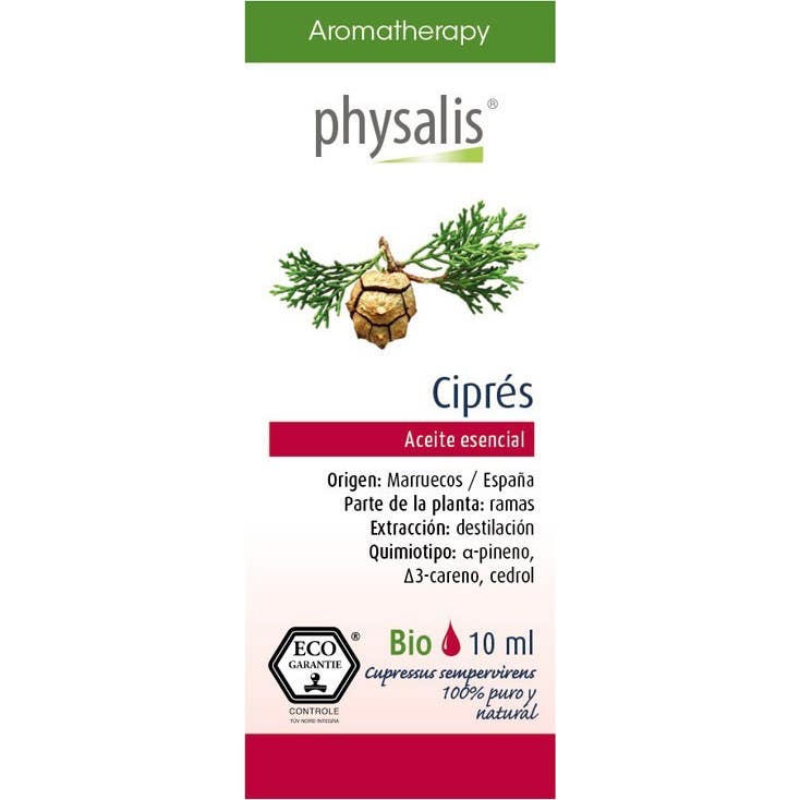 Physalis Aceite Esencial De Ciprés Bio 10 Ml