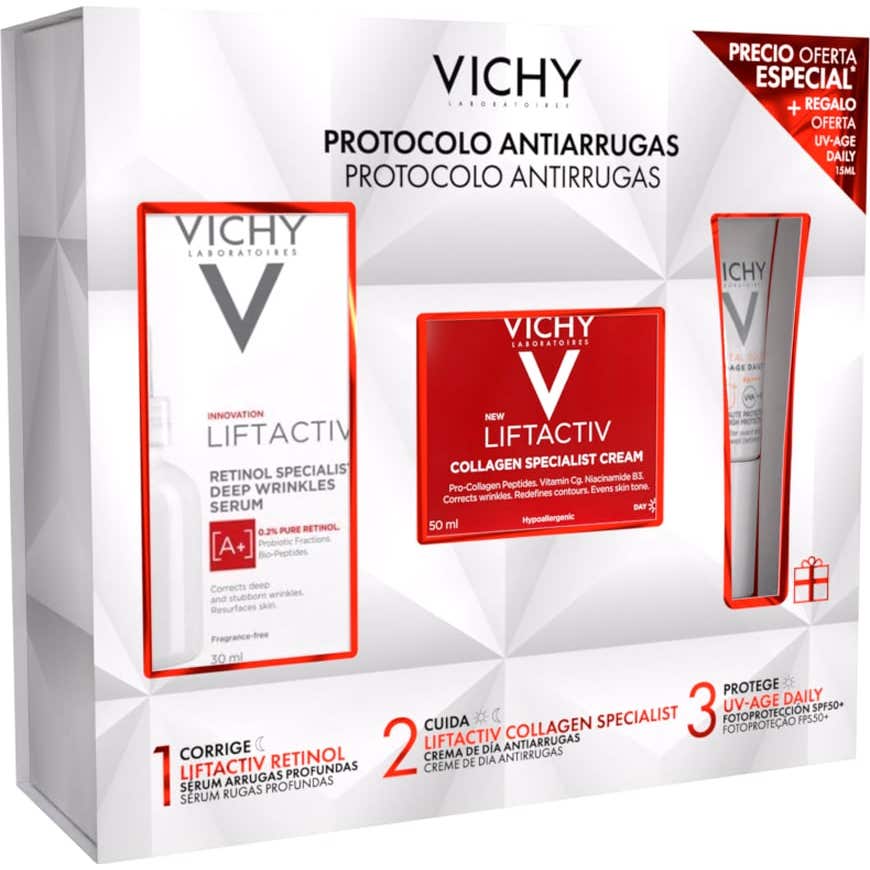 Vichy Protocolo Antiarrugas Liftactiv Retinol + Colágeno + Solar