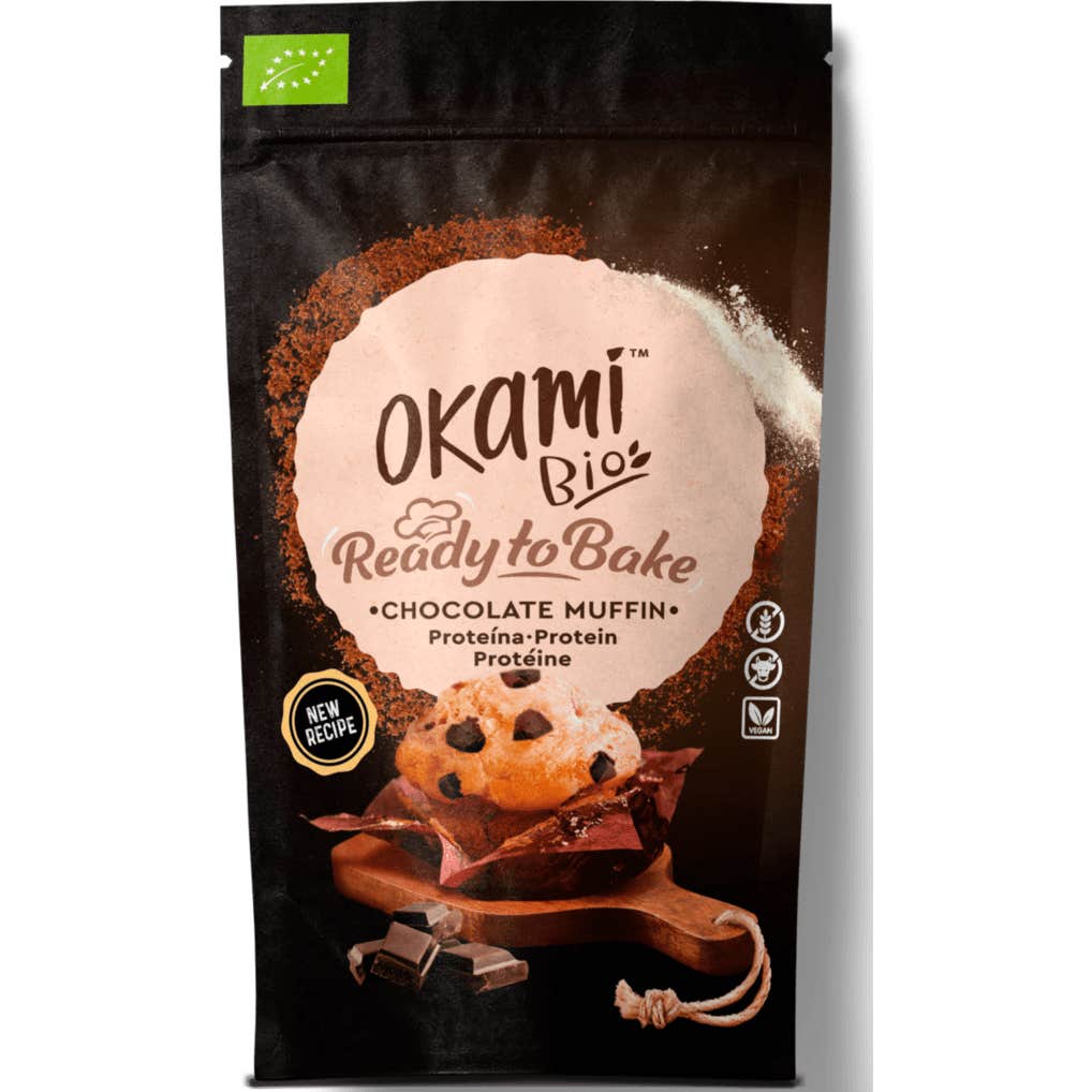 Okami Bio Muffin de Proteina Guisante Choco Bio Vegan 161g