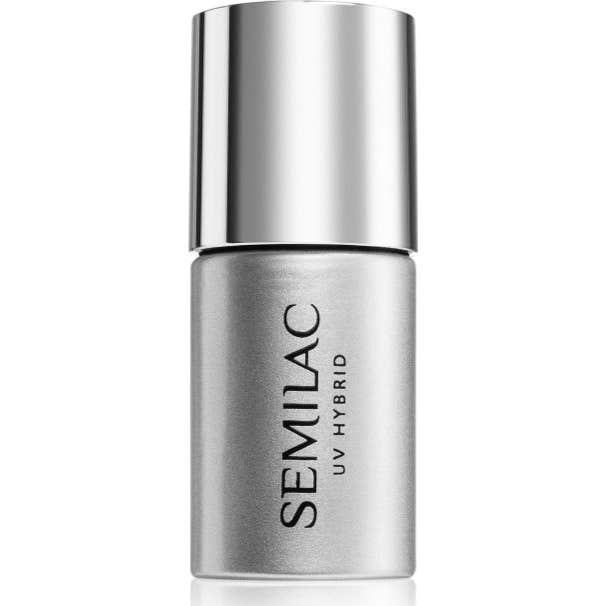 Semilac T15 Top No Wipe Blinking Blue & Violet Flakes 7 ml