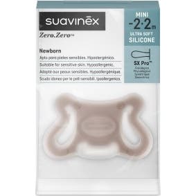Suavinex Sx Pro Zero-Zero Chupete Silicona -2-2M Caramel 1 ud