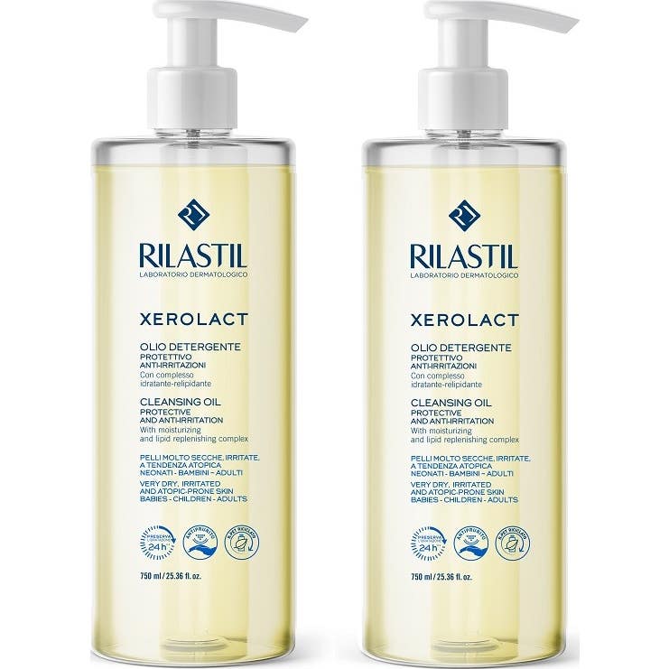 Rilastil Xerolact Aceite de Ducha Limpiador 2x750ml