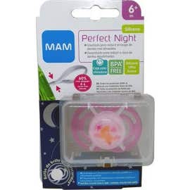 MAM Baby Chupete Silicona Perfect Night +16 M Rosa