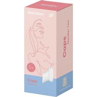 Satisfyer Kit Cabezales Silicona 2 Next Generation 5 uds