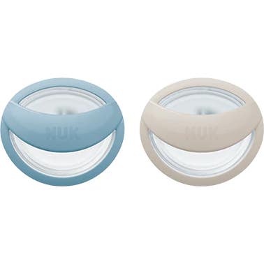 Nuk Chupetes Silicona Mommy Feel 0-9M Azul 2uds