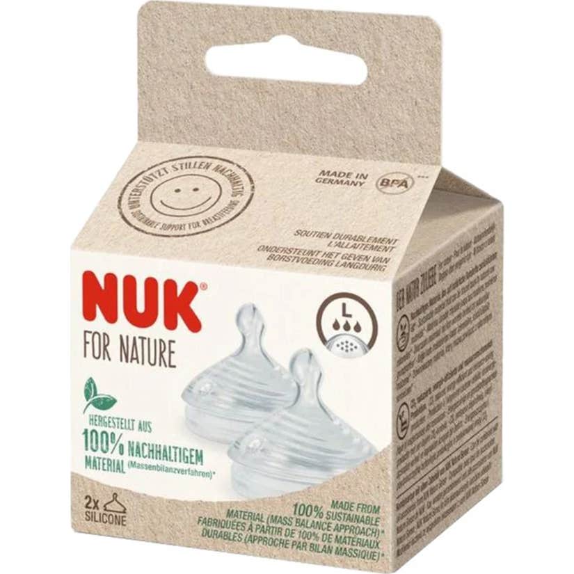 Nuk for Nature Tetina Silicona T L 2 uds