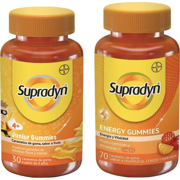 Supradyn Pack Familiar Junior Gummmies + Gummies Adulto