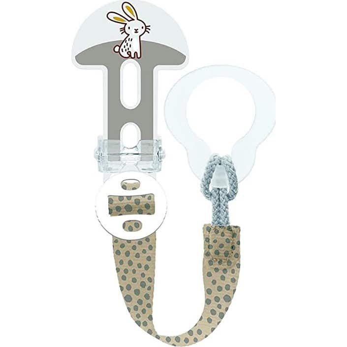 Broche Para Chupete Y Cubierta De Proteccion Mam Clip It! & Cover Gris