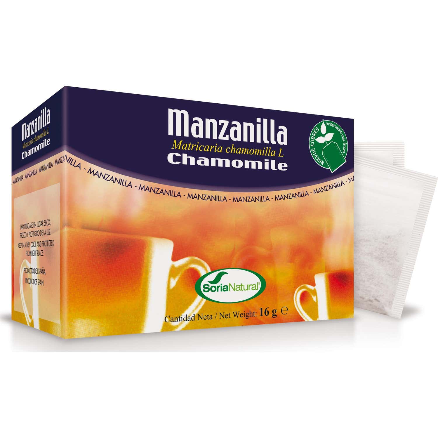 Soria Natural Manzanilla Infusión 20 filtros