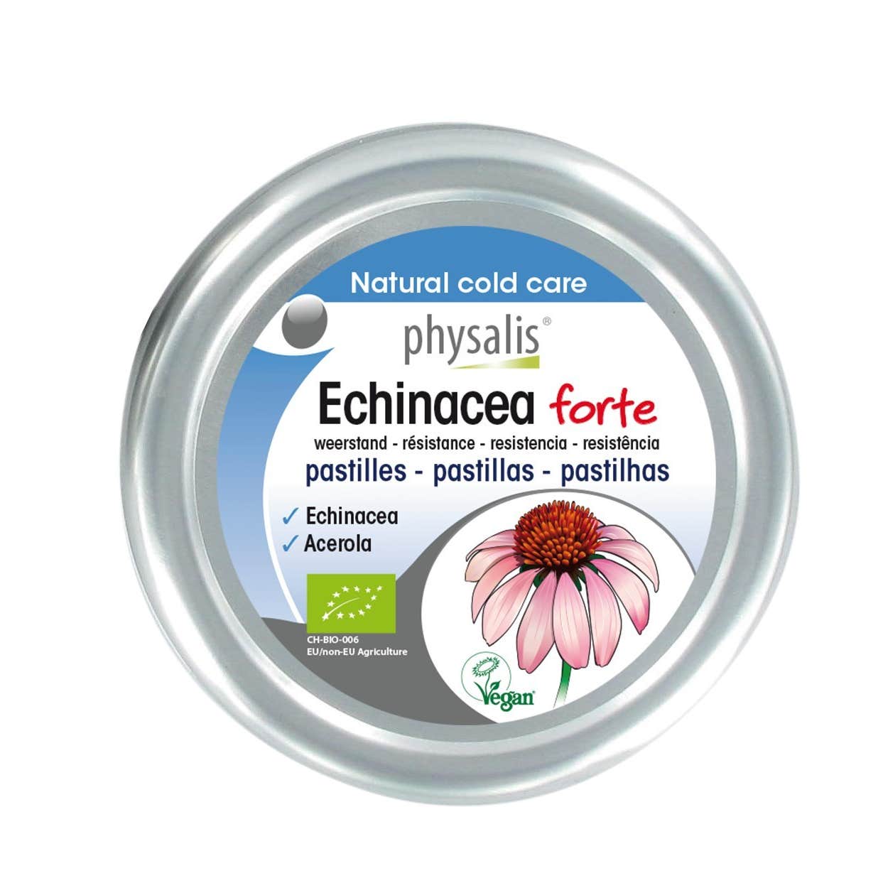 Physalis Echinacea Forte Pastillas Blandas Bio 45g
