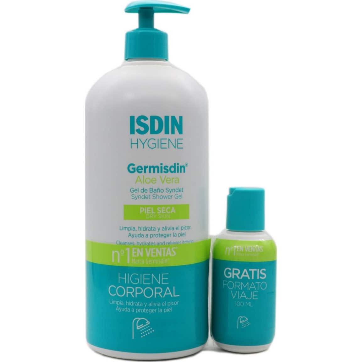 Isdin Hygiene Germisdin Aloe Vera Gel de Baño 1L+100ml