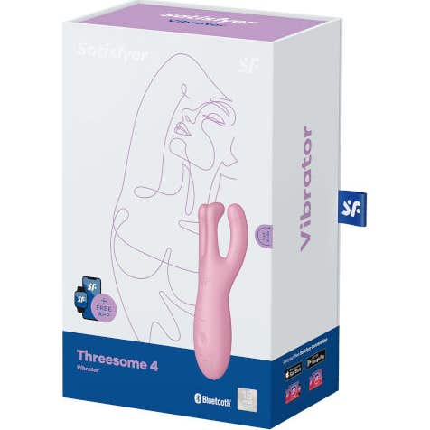 Satisfyer Threesome 4 Vibrador Rosa 1 ud